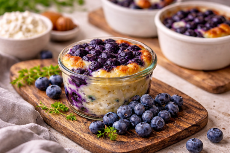 Blueberry cottage cheese breakfast bowls