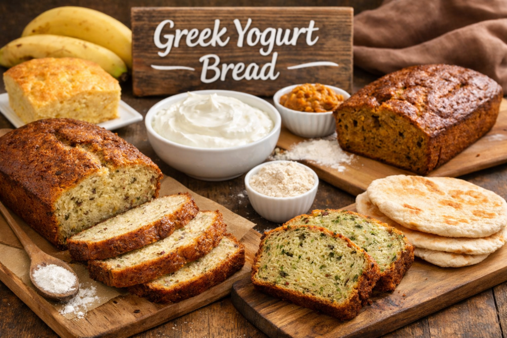 Greek yogurt bread