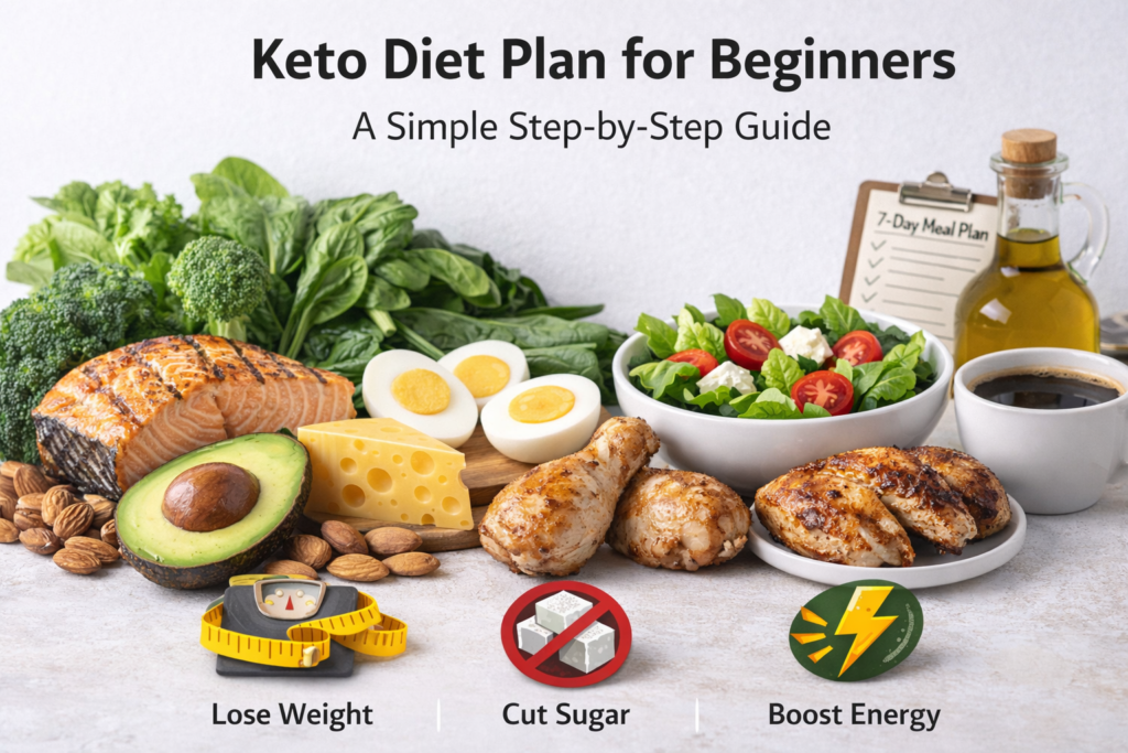 Keto Diet Plan for Beginners: A Simple Step-by-Step Guide