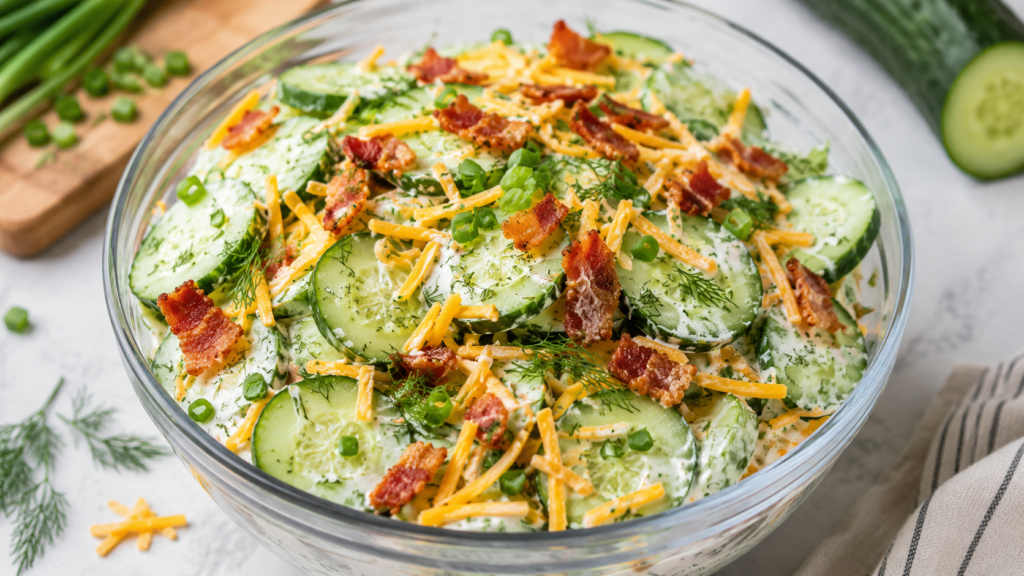 Easy Cucumber Ranch Crack Salad Recipe
